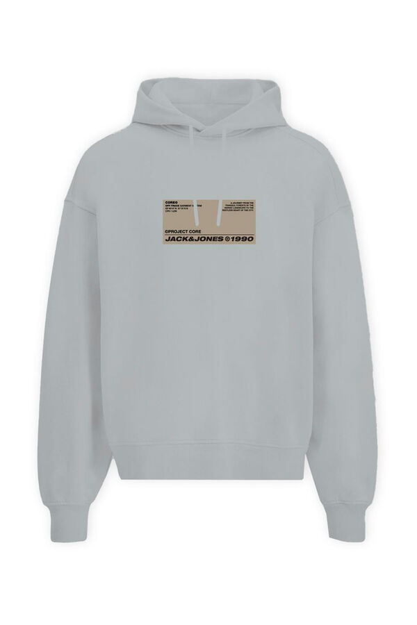 Jack & Jones Sudadera capucha est&aacute;ndar fit azul