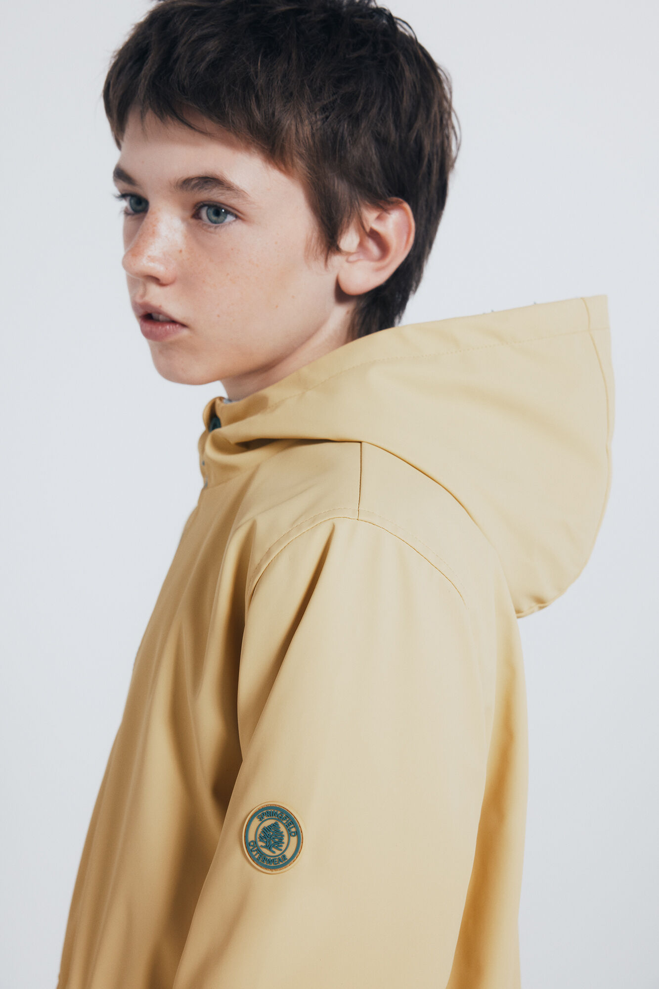 Springfield Kids Parka amarelo pastel para crian&ccedil;a