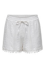 Only Short regular fit blanco