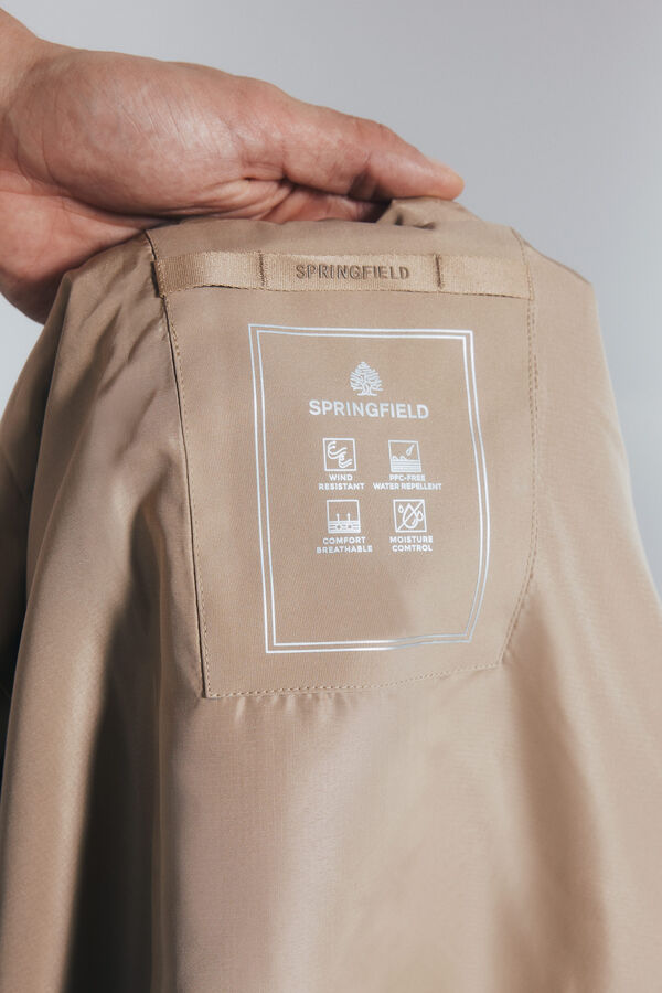 Springfield Parka t&eacute;cnica castanho