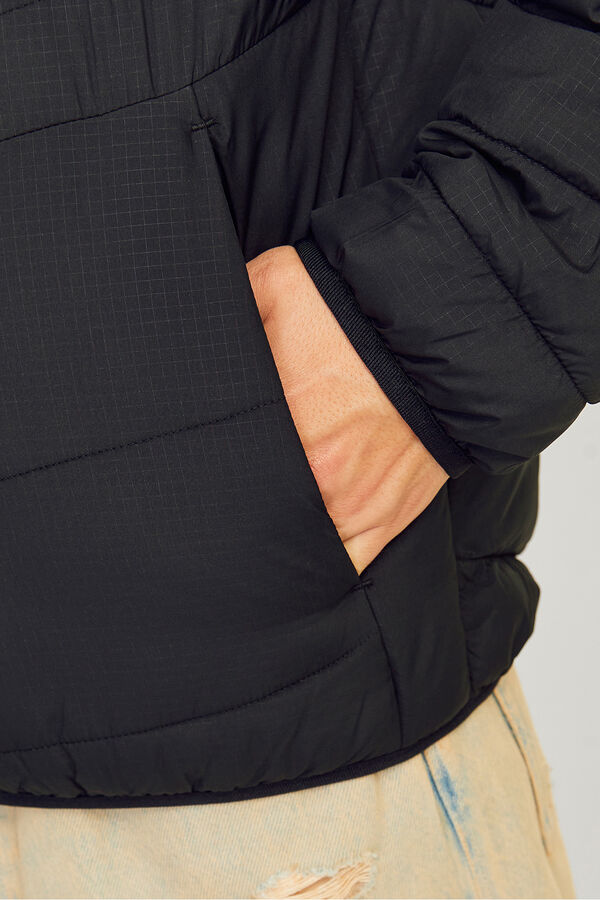 Jack & Jones Chaqueta acolchada puffer negro