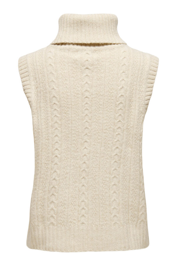 JDY Chaleco de punto gris