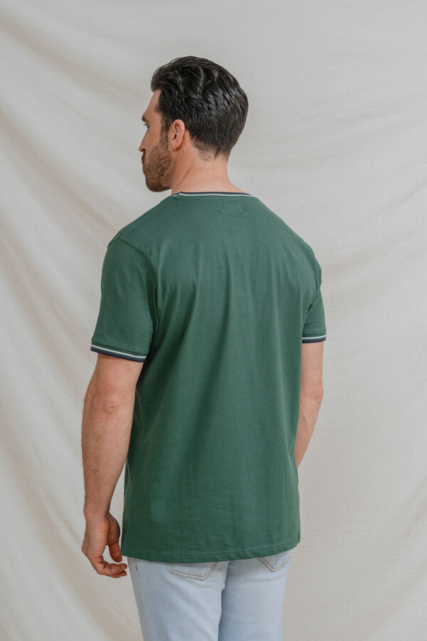 Celopman Camiseta b&aacute;sica verde
