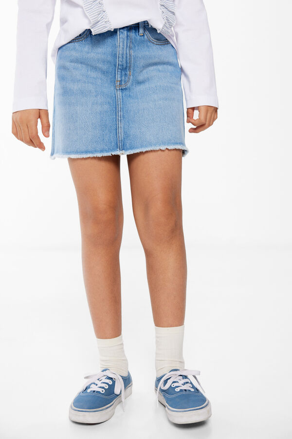 Springfield Kids Falda denim ni&ntilde;a azul