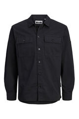 Jack & Jones Sobrecamisa cl&aacute;ssica preto