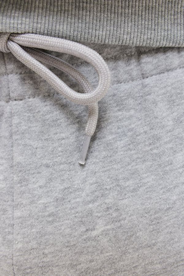 JJ REBEL Bermuda cargo em felpa regular fit cinzento