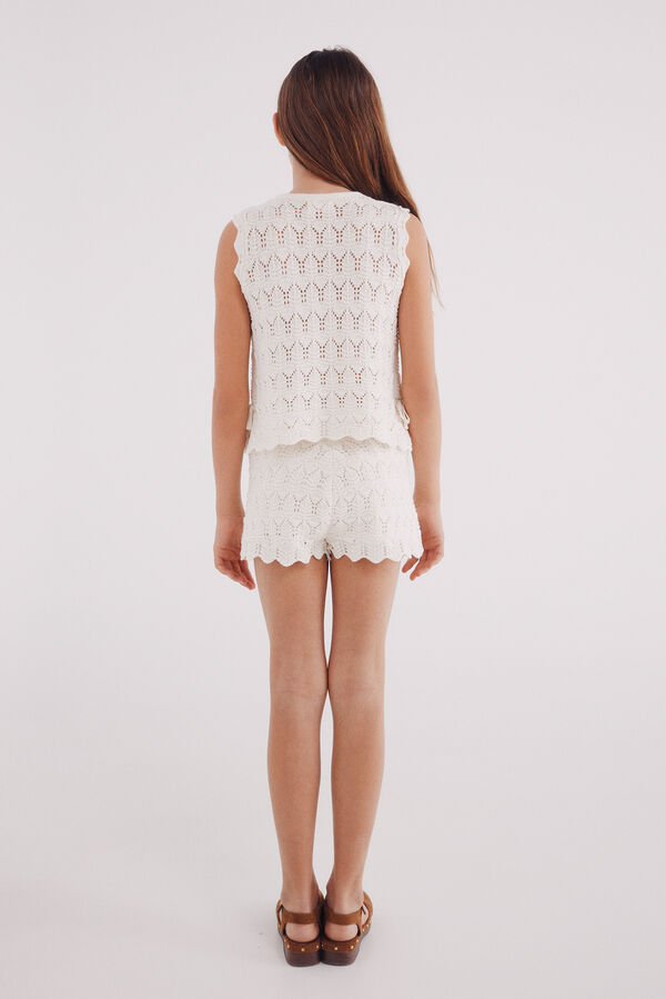 Springfield Kids Malha de malha para menina bege