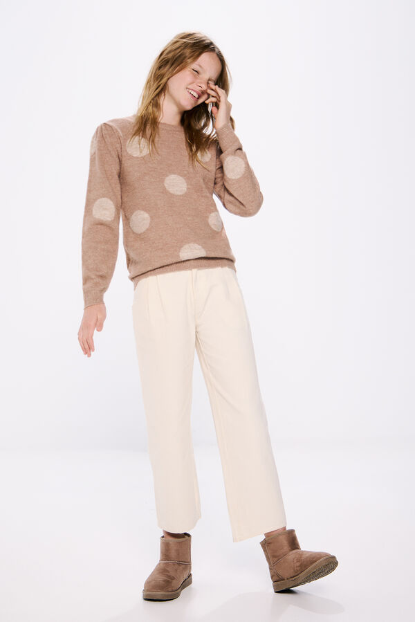 Springfield Kids Camisola bolinhas menina cru