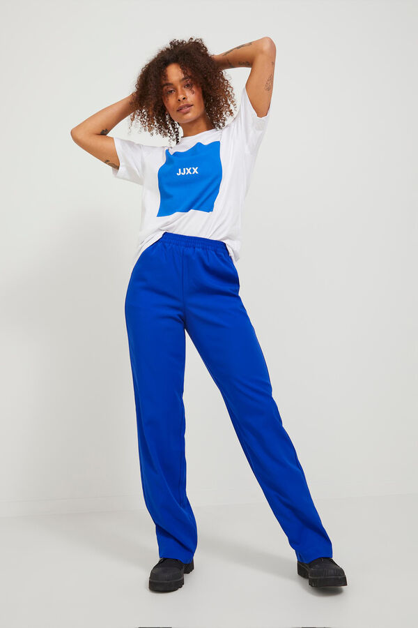 Jack & Jones Calças fit regular azul