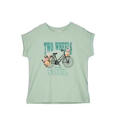 Springfield Camiseta "Two Wheels" verde