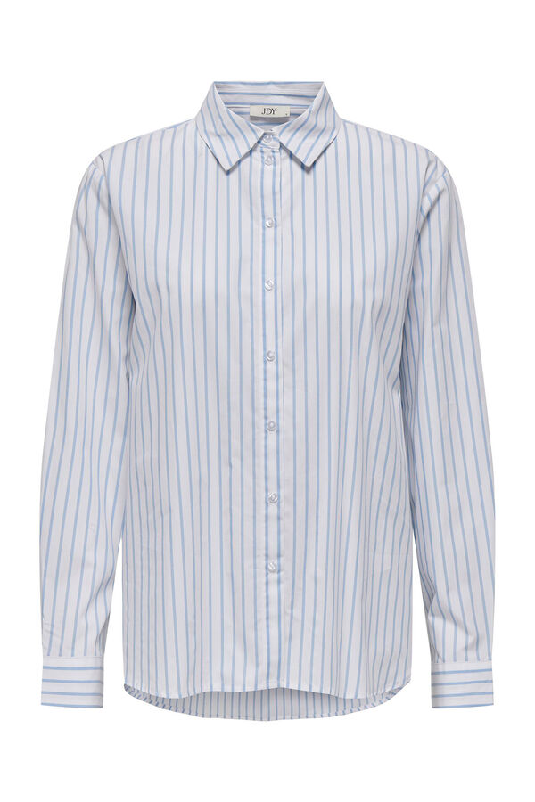 JDY Camisa de algod&atilde;o branco