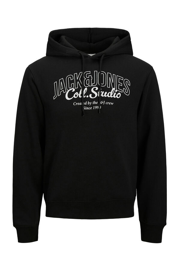 Jack & Jones PLUS Moletom Plus Sweatshirt regular fit preto