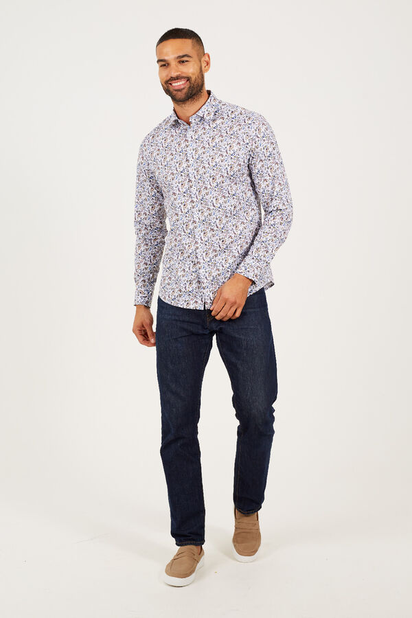 Brave Soul Camisa estampada branco