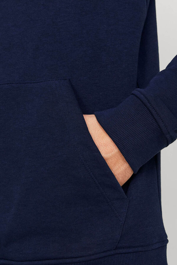 Jack & Jones Sudadera capucha est&aacute;ndar azul