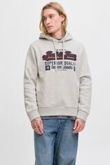 Jack & Jones Pacote com 2 moletons com logo cinzento
