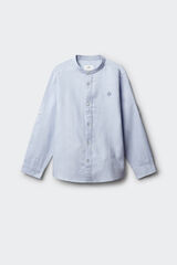 Springfield Kids Camisa trevi gola mao infantil azul