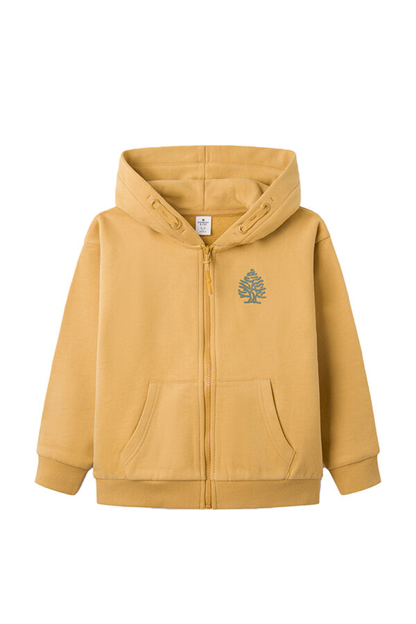 Springfield Kids Sudadera abierta &aacute;rbol ni&ntilde;o   amarillo