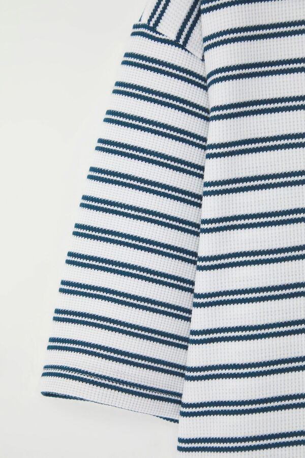 Trendyol Polo de manga curta azul