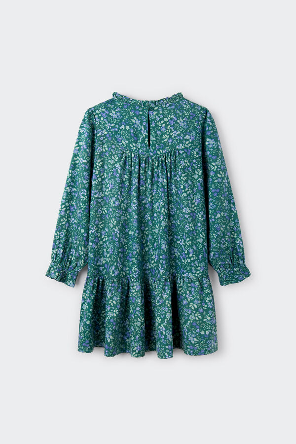 Springfield Kids Vestido floral azul para menina azul