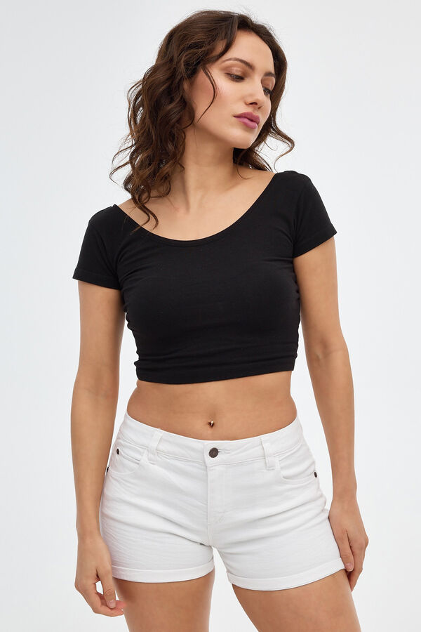 Inside Short Tiro Medio Color blanco