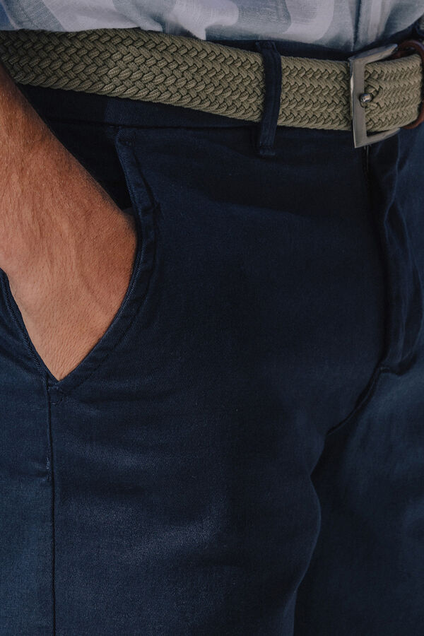 Celopman Bermuda Chino  azul