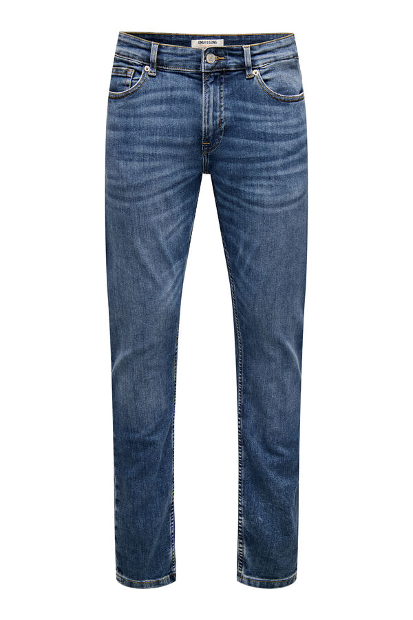 Only & Sons Herrenjeans im Skinny-Fit. azul