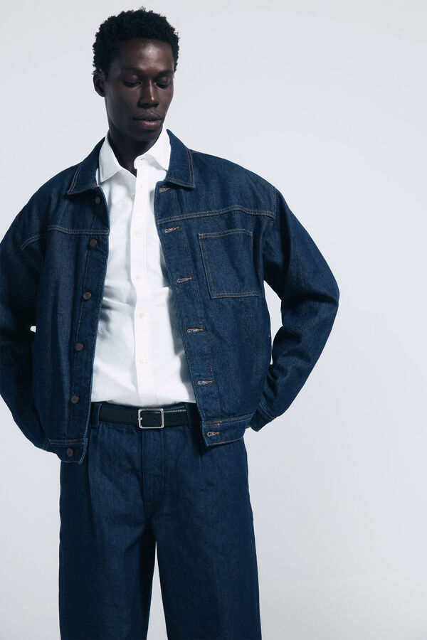 Springfield Vaquero chino lavado desencolado azul