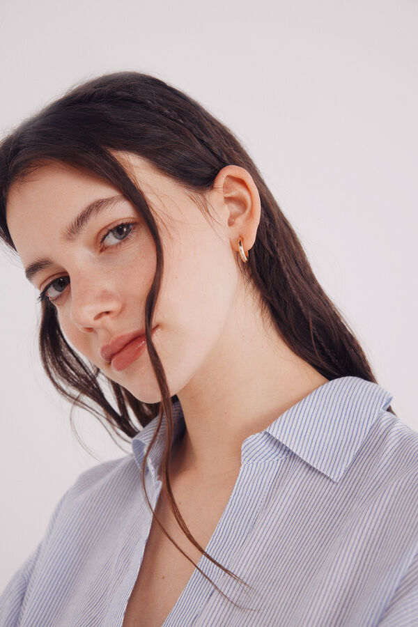 Springfield Pack pendientes aros dorados brillo amarillo