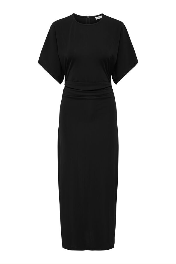 JDY Vestido longo ajustado preto