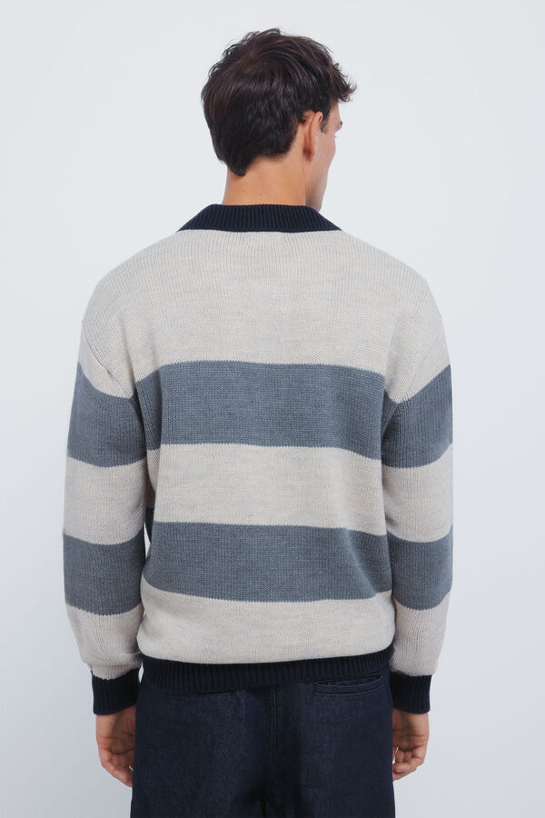 Springfield Jersey polo botones azul