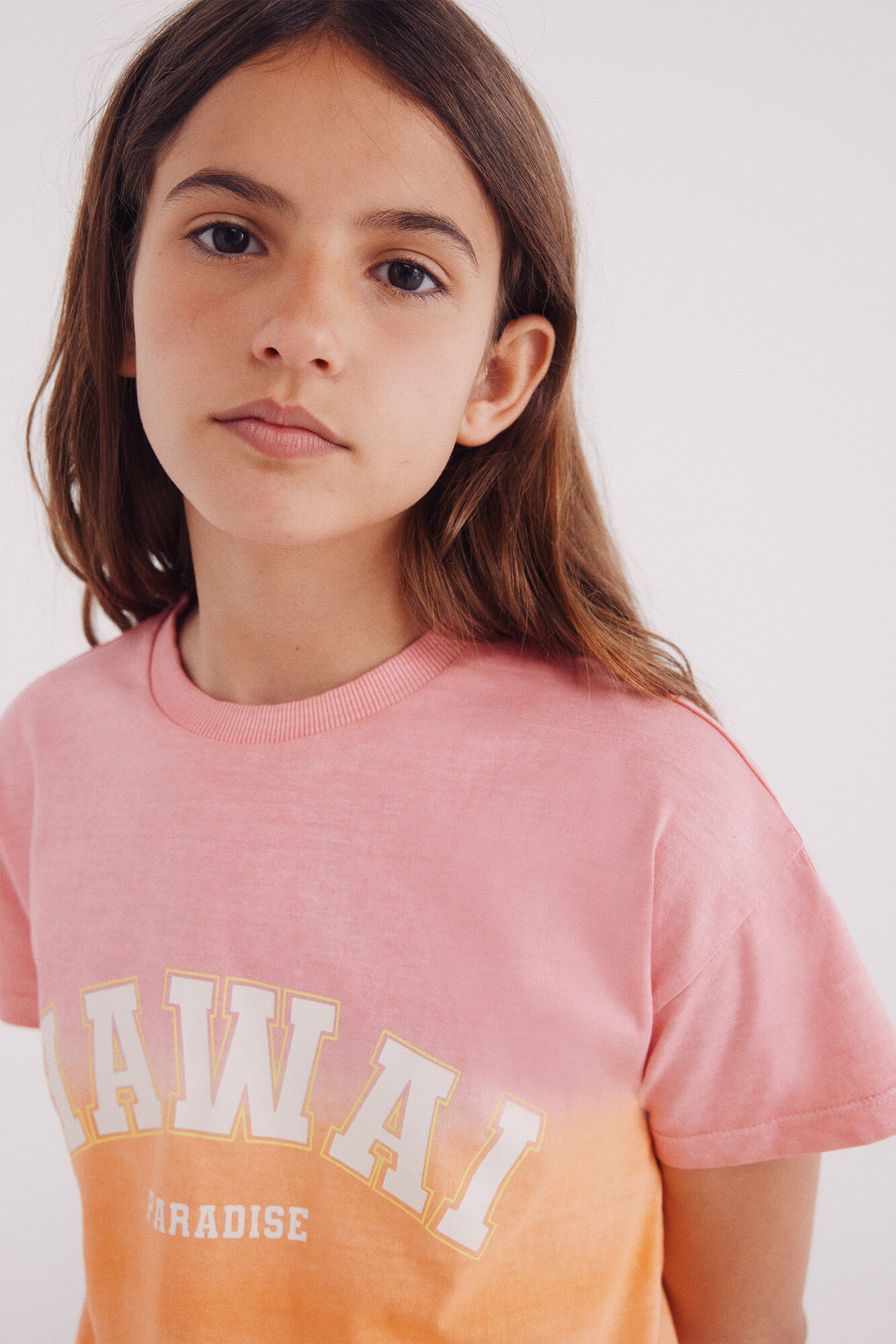 Springfield Kids Camiseta feminina dip dye