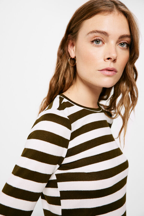 Springfield T-shirt Detalhes Ondulados estampado