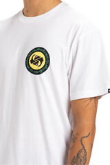 Quiksilver  Camiseta masculina de manga curta branco