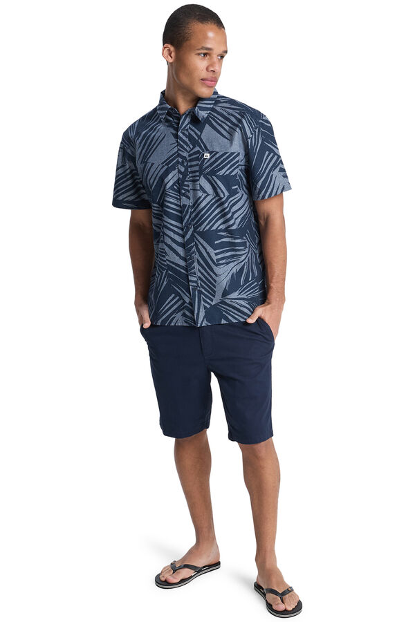 Quiksilver Camisa de manga curta azul