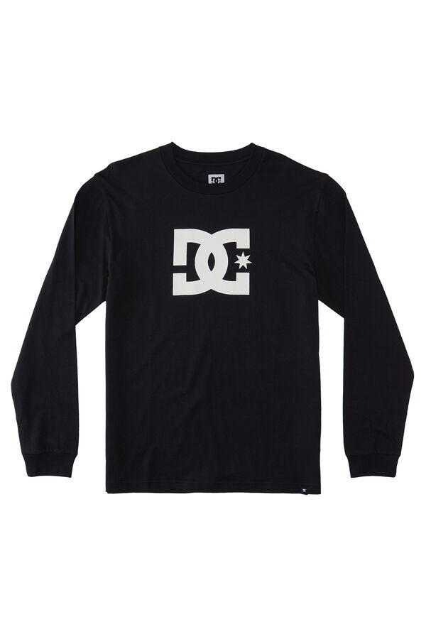 DC Shoes Camiseta de Manga Larga para Hombre negro