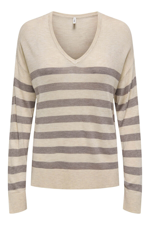 Only Camisola de malha fina cinzento