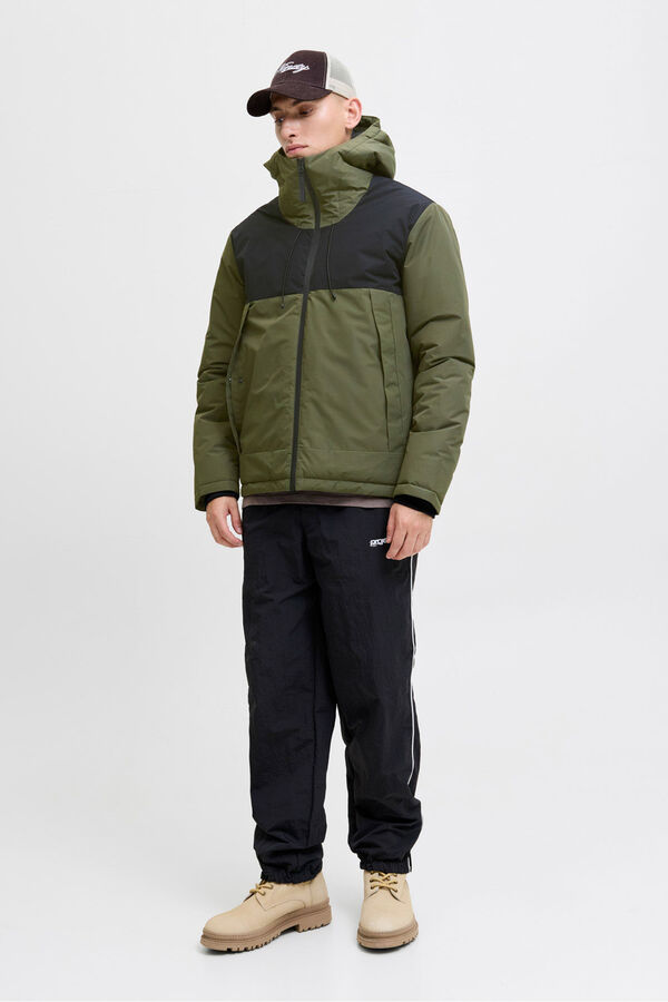 Jack & Jones Casaco acolchoada bicolor verde