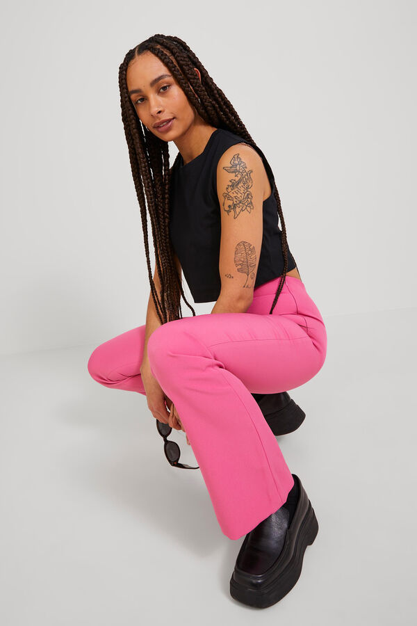 Jack & Jones Pantalón Mynte de mujer elástico morado/lila