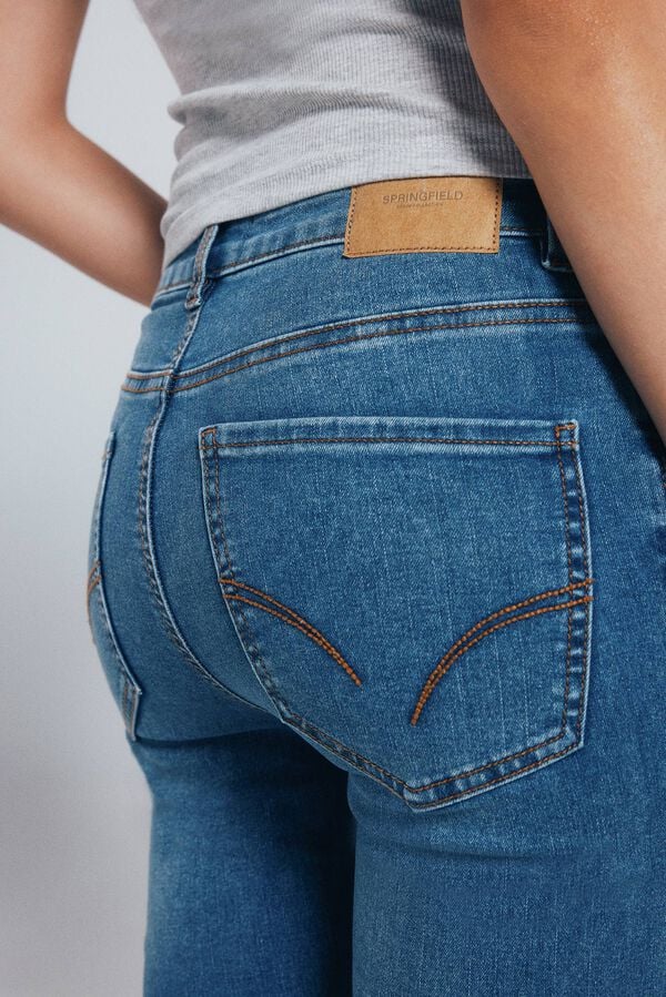 Springfield Jeans skinny azul