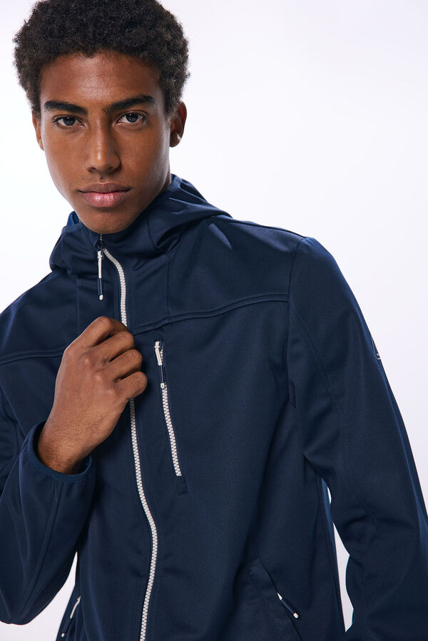 Springfield Parka t&eacute;cnica shoftshell azul