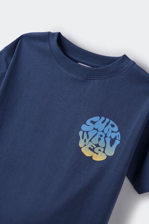 Springfield Kids Camiseta dip dye ni&ntilde;o estampado