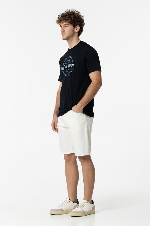 Tiffosi Bermuda Baggy Fit blanco