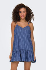 Only Vestido curto de regular fit azul