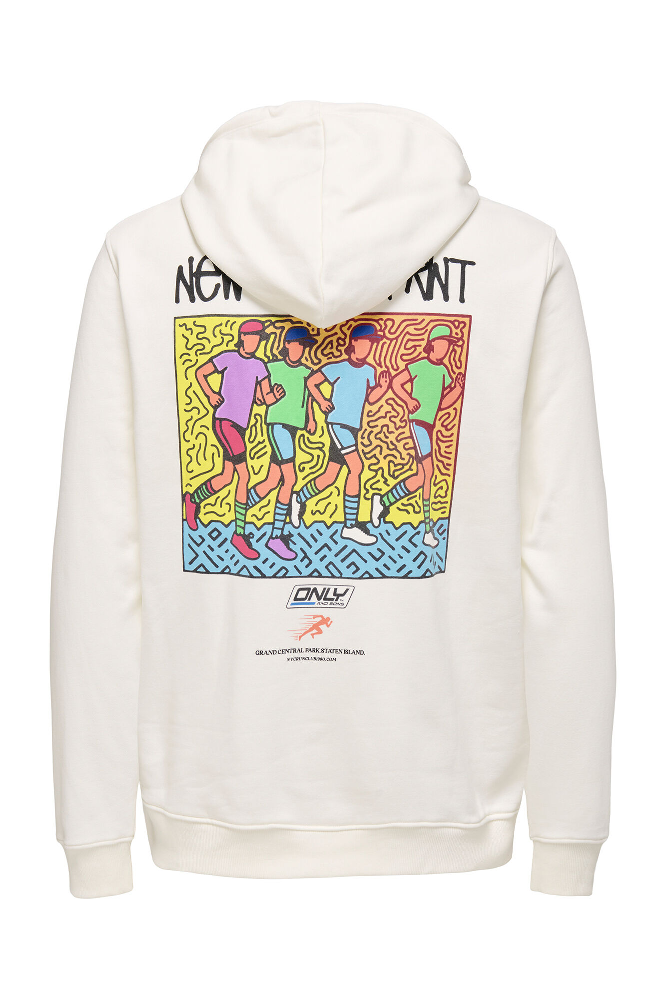 Only & Sons Herren-Sweatshirt mit regular fit Kapuze.