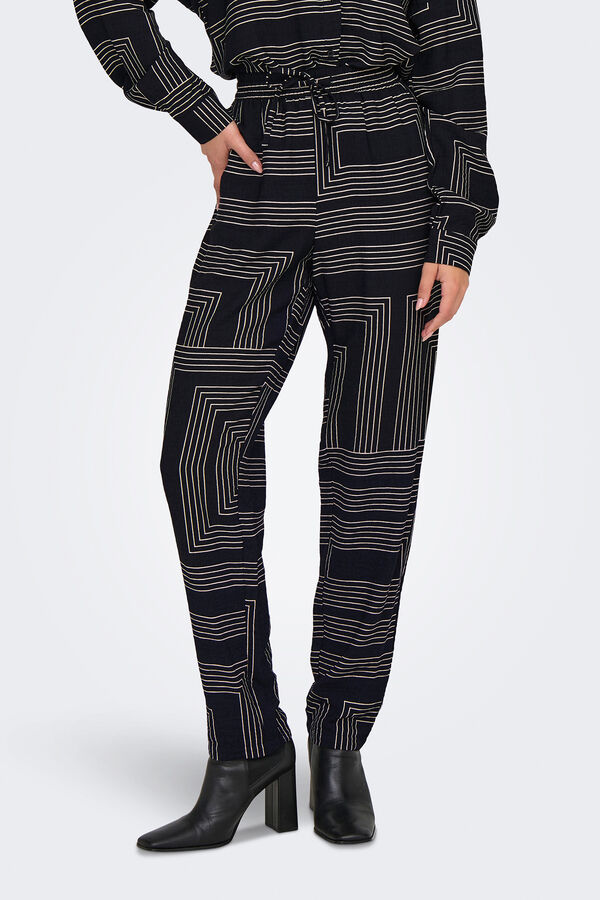 JDY Pantalones anchos negro