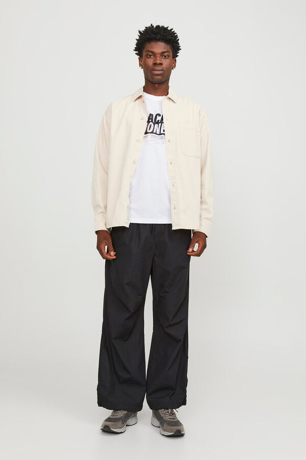 Jack & Jones Sweatshirt print à frente branco