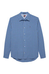 Tommy Jeans Camisa de hombre de popel&iacute;n estampado