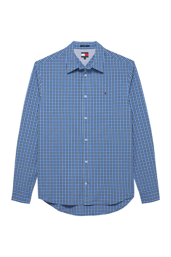 Tommy Jeans Camisa de hombre de popel&iacute;n estampado