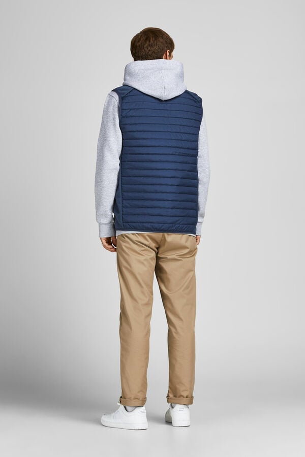 Jack & Jones Colete acolchoado azul