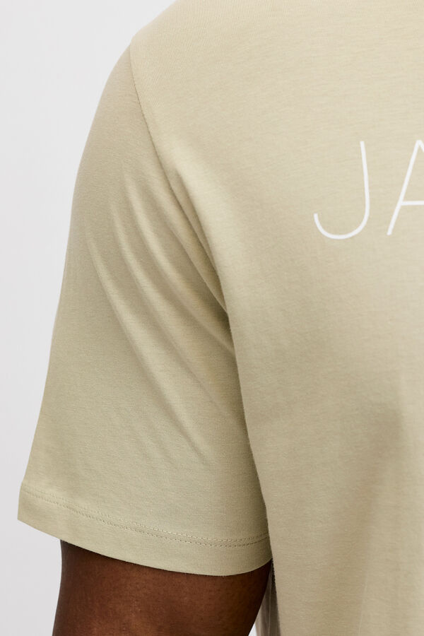 Jack & Jones PLUS T-shirt estampada com logo preto